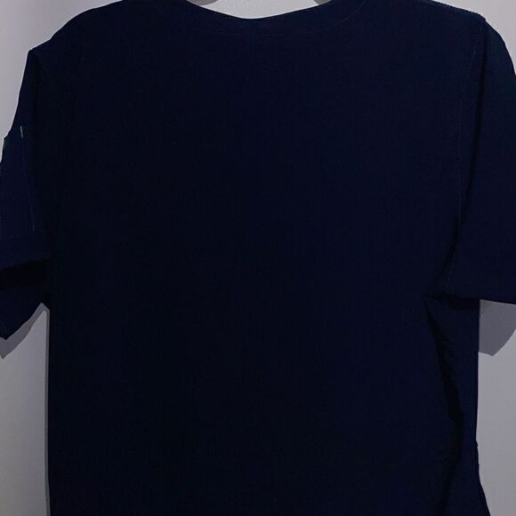 Carhartt Men's V-neck Short Sleeve Scrub Suit In Blue Size L - Picture 6 of 8